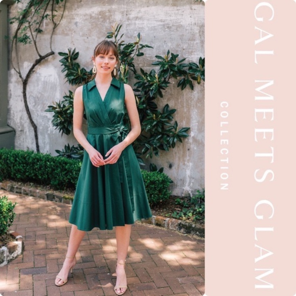 Gal Meets Glam Wrap Dress